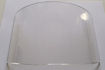 Panoramaglas des Visiers des ReS-4-Helms