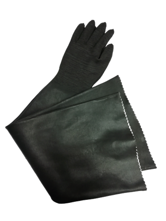 Strahlhandschuhe beidhändig für Strahlkabine