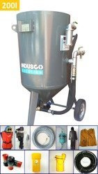 STANDARD manual controlled sand blasting package 200L