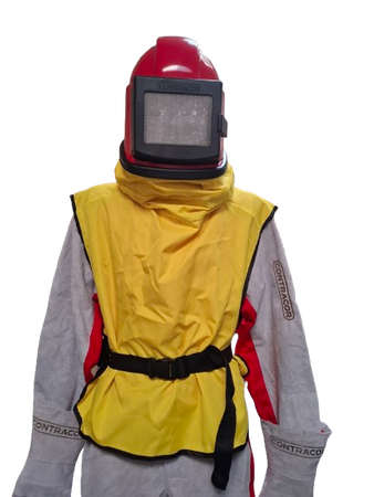 COMFORT helmet with a regulator