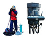 Remote controlled sand blasting machine 1000L