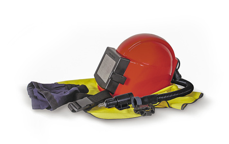 COMFORT helmet with a regulator