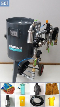 COMPLETE soda blasting package 50L
