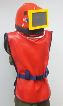 ReS-3G helmet with a rubber layer