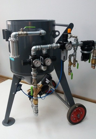 Profi Soda-Strahlgerät 200L, Niederdruckstrahlgerät