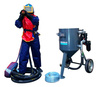 STANDARD remote controlled sand blasting package 100L